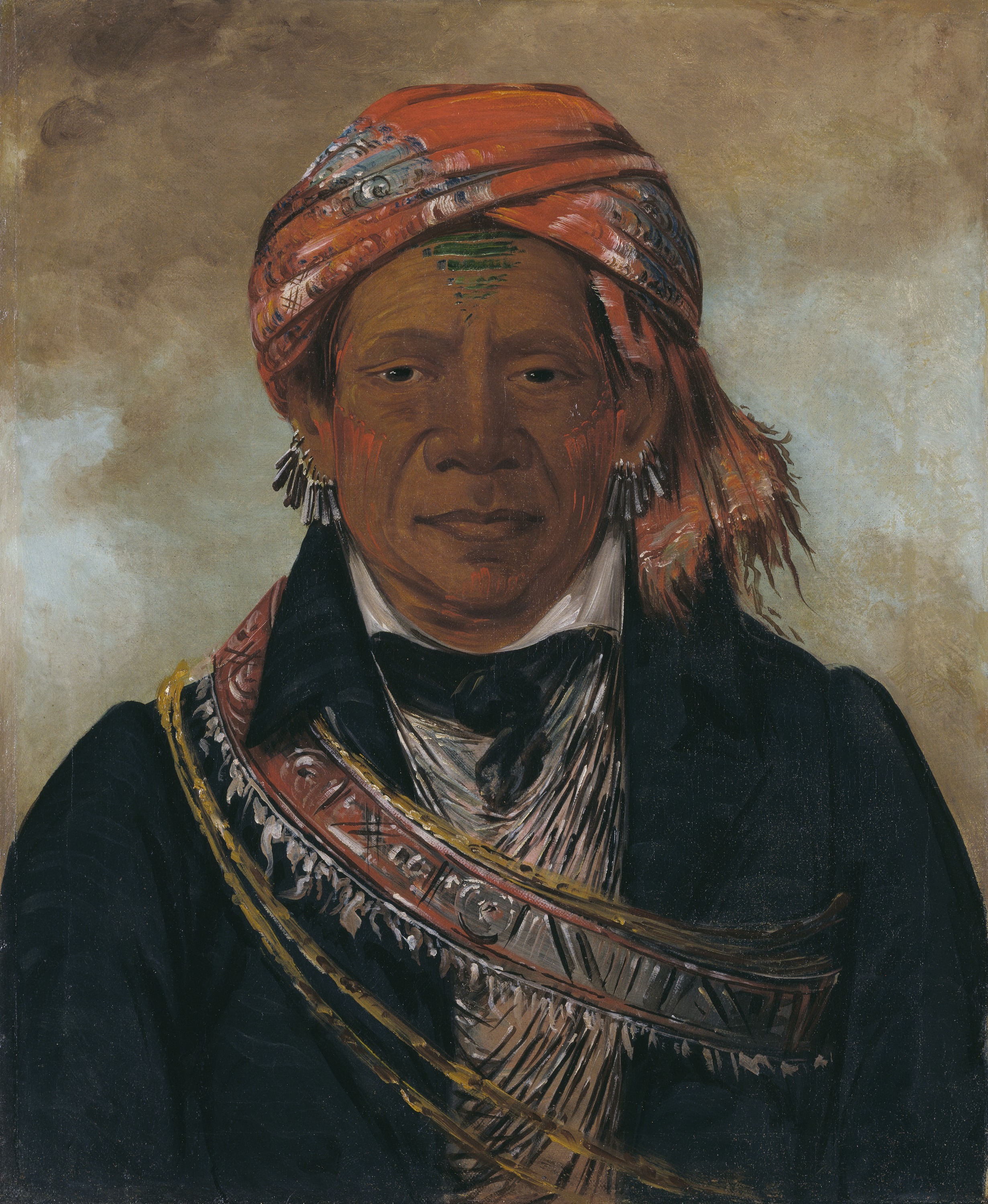George Catlin, Bód-a-sin, Chief of the Tribe