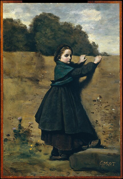 Camille Corot, The Curious Little Girl