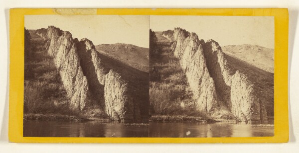 Edward and Henry T. Anthony & Co., Serrated Rocks or Devil's Slide, Weber River, Upper Weber Canyon. Union Pacific Rail Road.