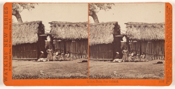 Carleton Watkins, Indian Huts, San Gabriel.