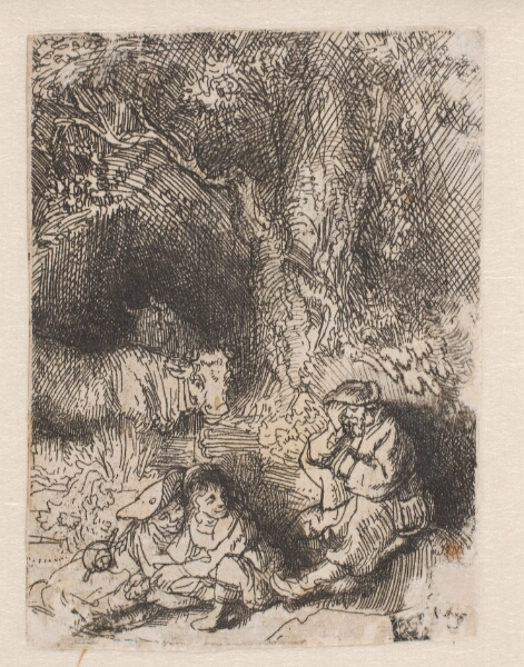 Rembrandt van Rijn, Den sovende hyrde