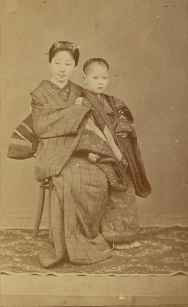 Unknown, [Seated Japanese Woman and Child]