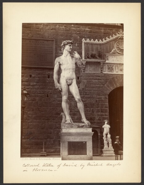 Giorgio Sommer, David by Michelangelo (Florence)
