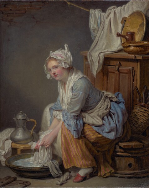 Jean-Baptiste Greuze, The Laundress (La Blanchisseuse)