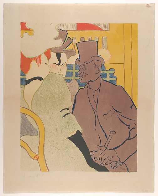 Henri de Toulouse-Lautrec, The Englishman at the Moulin Rouge
