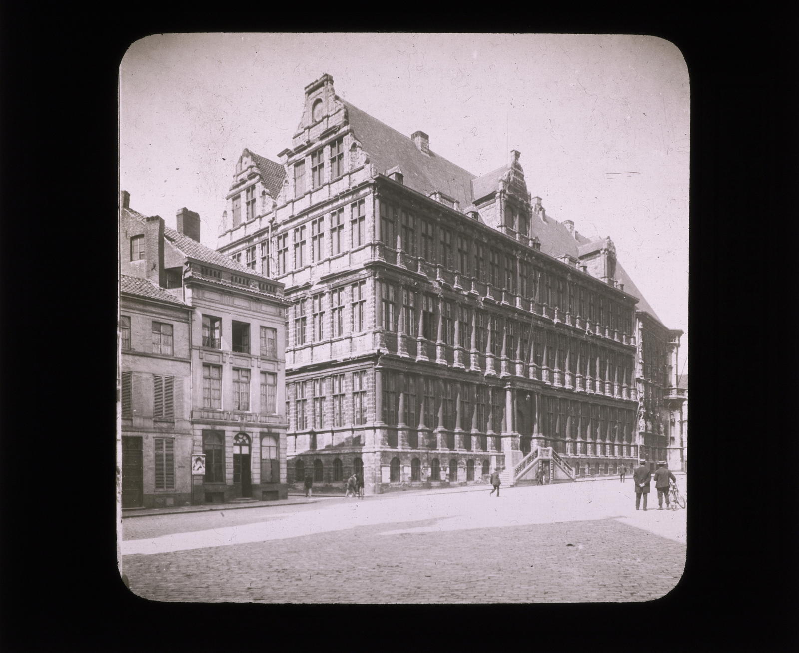 Desconegut, Gand, l'hotel de ville, façade est Mazo, E.