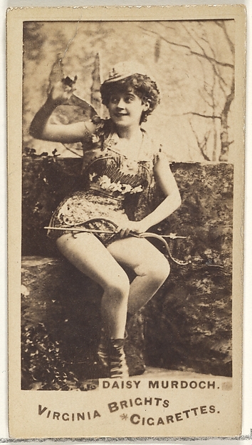Allen & Ginter, Daisy Murdoch, from the Actors and Actresses series (N45, Type 1) for Virginia Brights Cigarettes