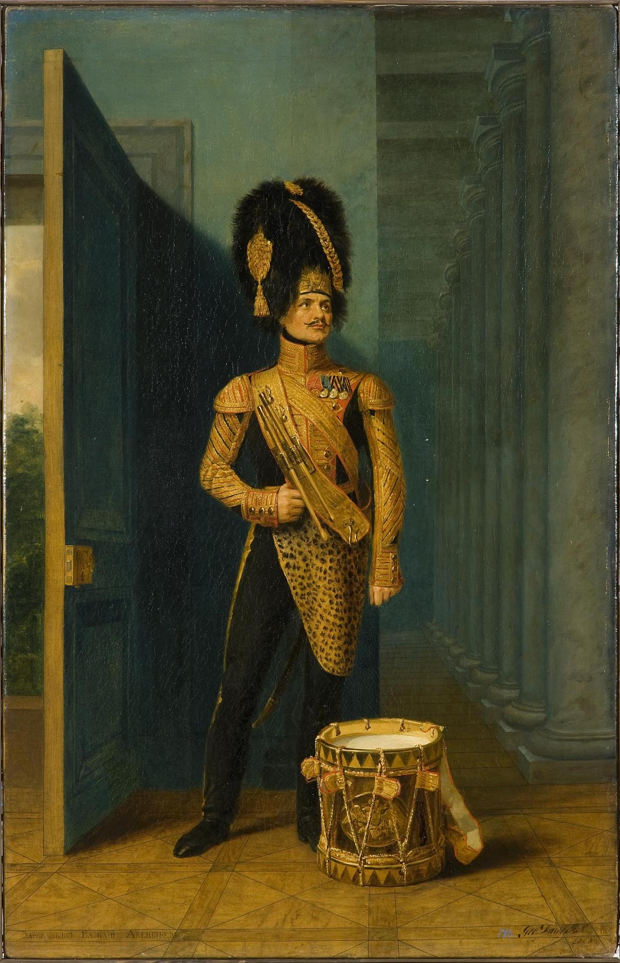 George Dawe, Portrait of Vasily Akentyev (Akintyev) (1787 - after 1831)