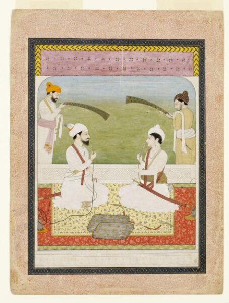 Unknown, Raja Prakash Chand and Raja Sansar Chand