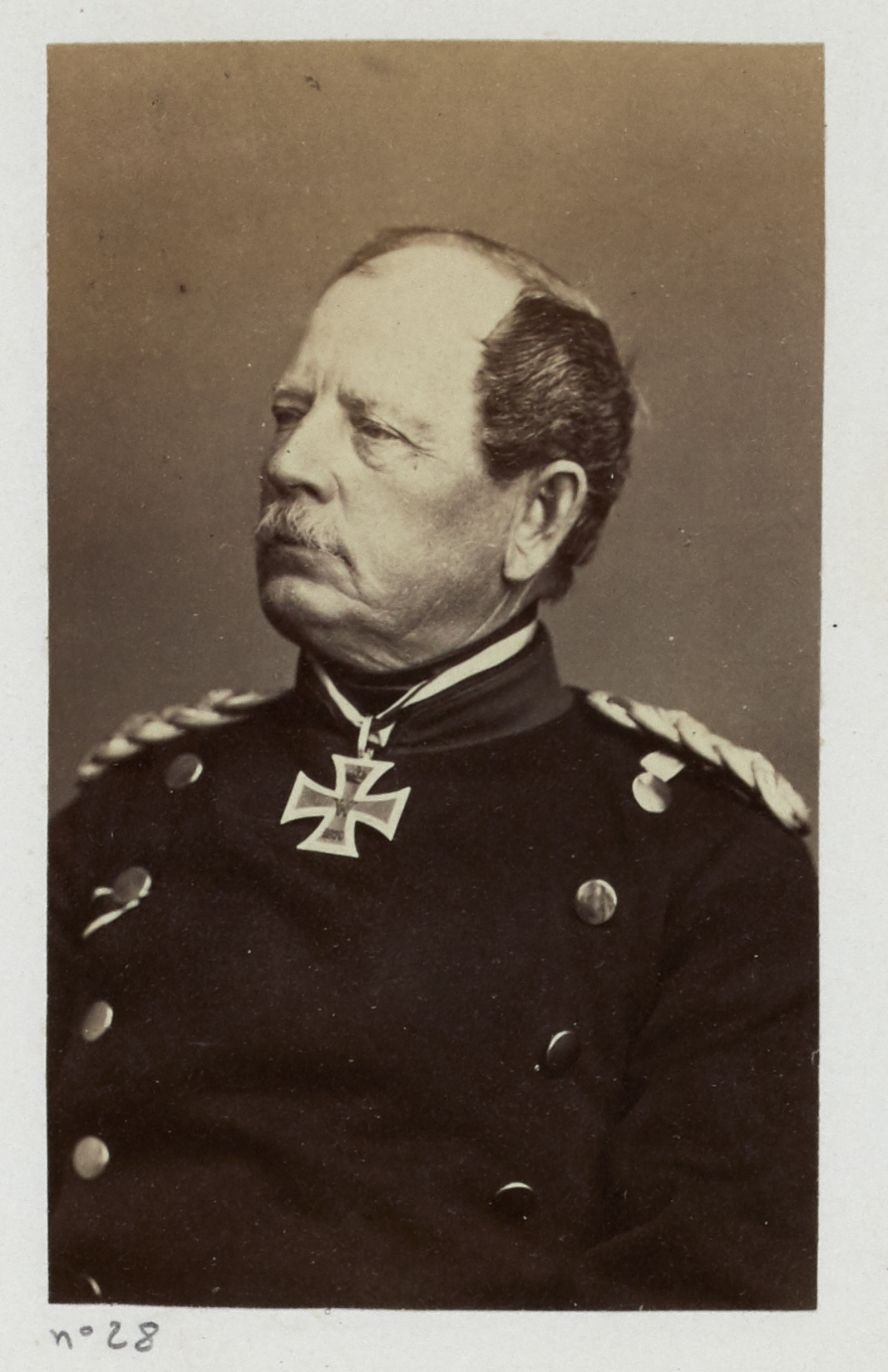Anonyme, Werder August Graf von (1808-1888). Général d'infanterie, il fut responsable du bonbardement pendant le siège de Strasbourd en août 1870.