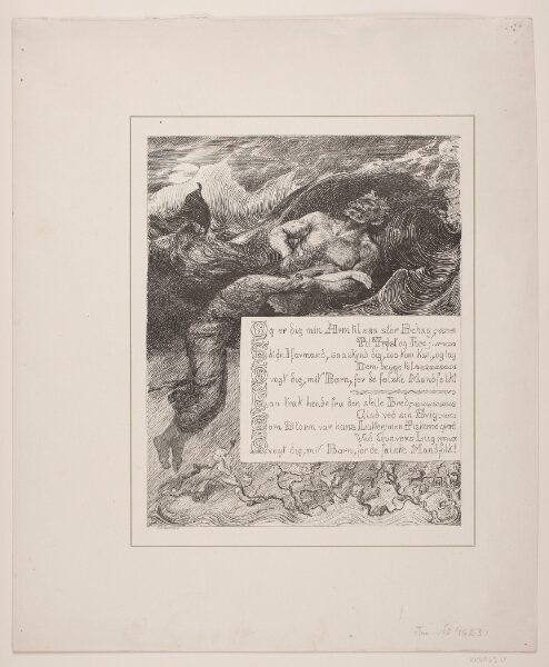 F. Hendriksen, Illustration til Johannes Ewald, "Liden Gunver"
