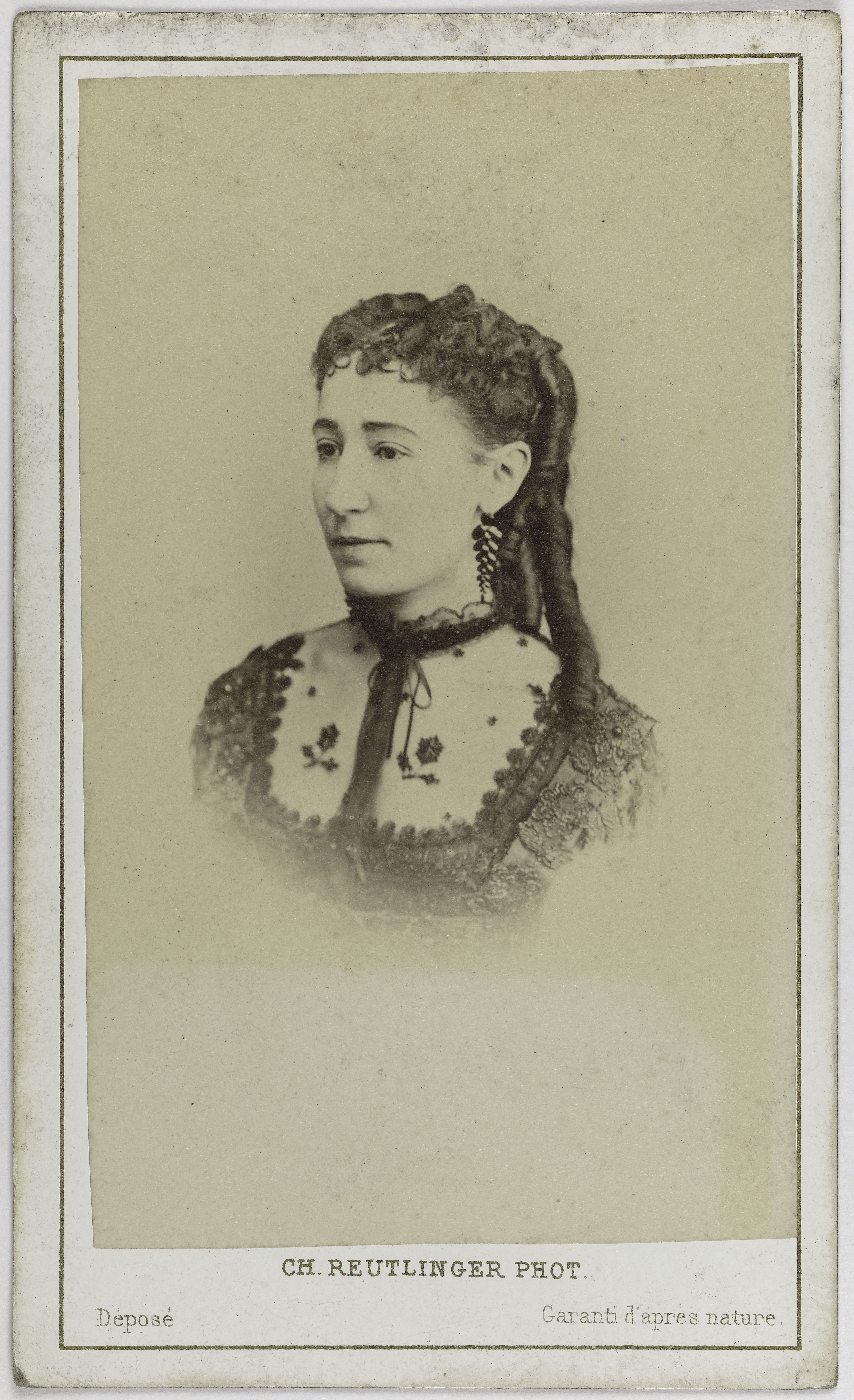 Charles Reutlinger, Portrait de Philibert Marie, (dite Philiberte), (actrice)
