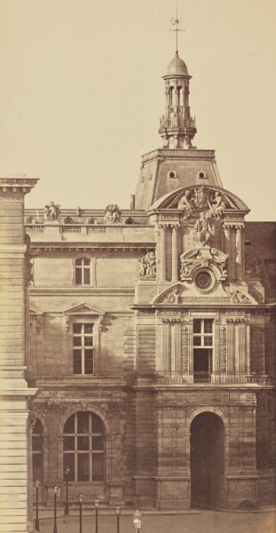 Édouard Baldus, [The Pavillon de Lesdiguières, Louvre, Paris]