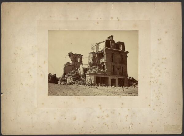 Unknown, Insurrection de Paris, Maison Delachaume, Asnières