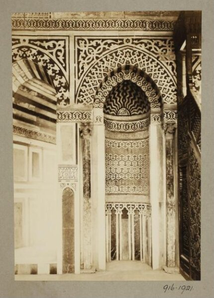 K.A.C. Creswell, Mihrab of the mosque of Jawhar al-Lala, Cairo