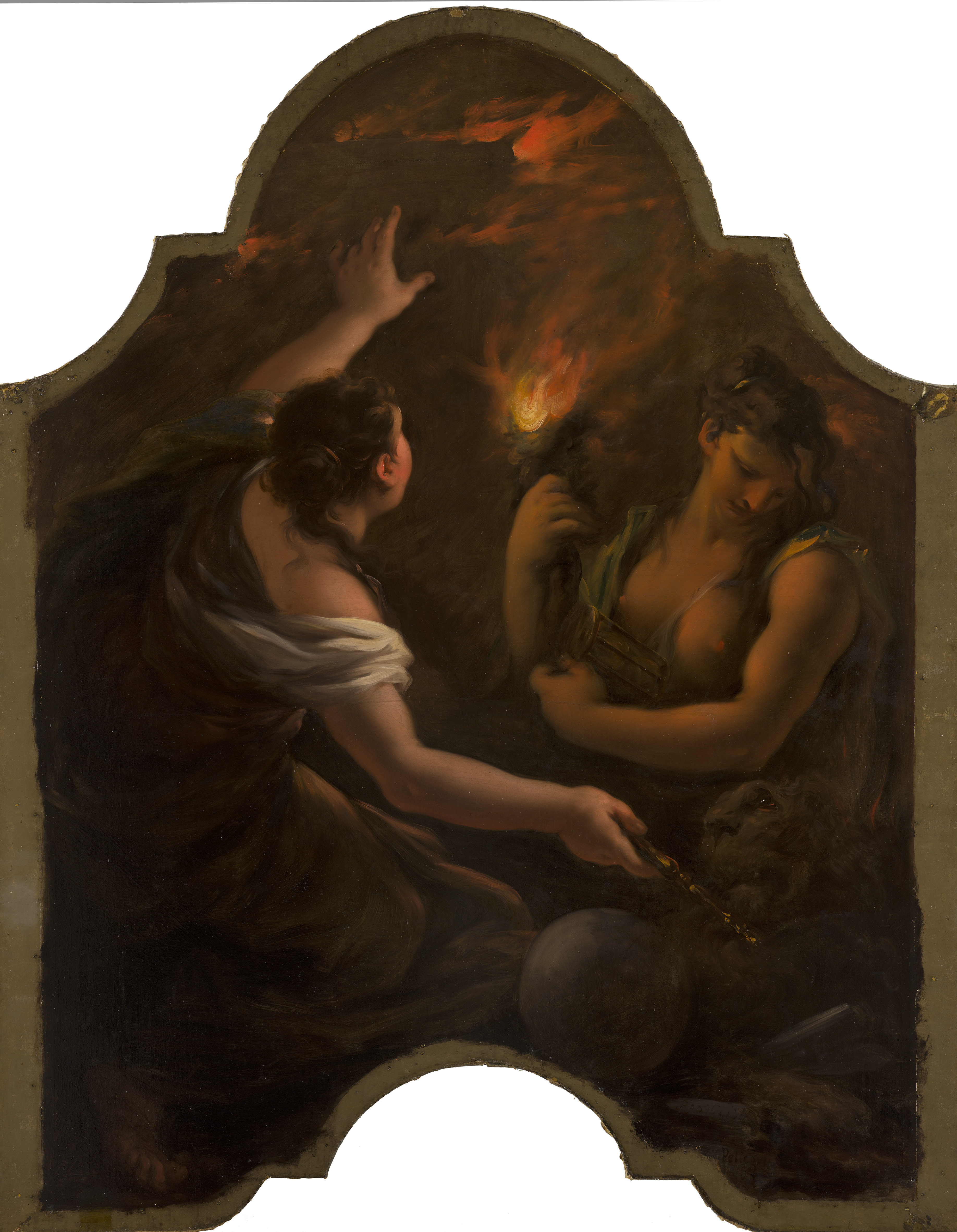 Giovanni Antonio Pellegrini, Allegorische voorstelling, mogelijk een uitbeelding van de ‘Raison d’Etat’