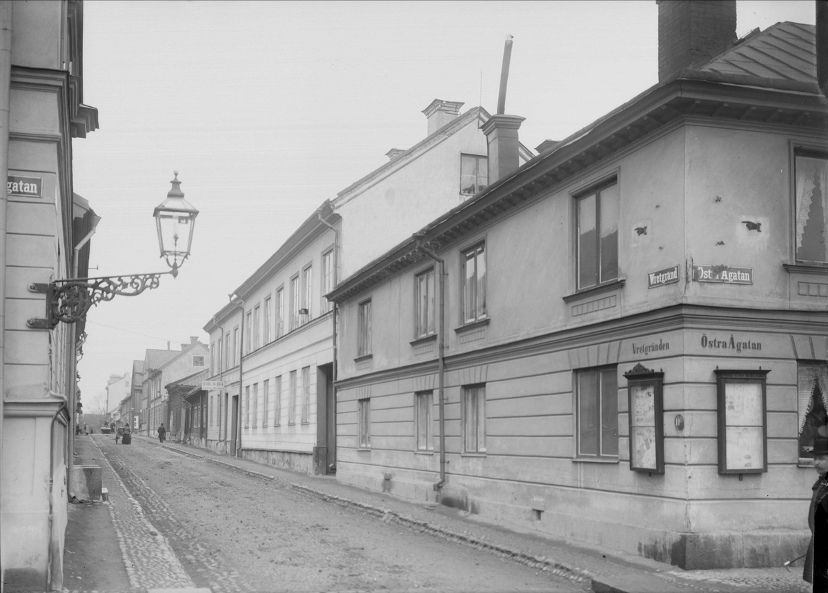 Alfred Dahlgren, Vretgränd - Östra Ågatan, Kungsängen, Uppsala 1901 - 1902