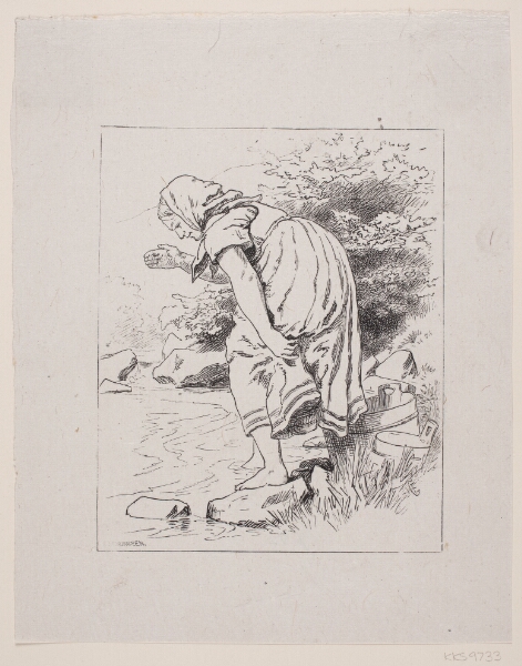 F. Hendriksen, Illustration til eventyret "En Tiurleg i Holleia"