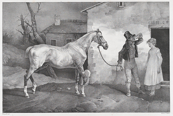 Théodore Géricault, Old Horse at an Inn Door