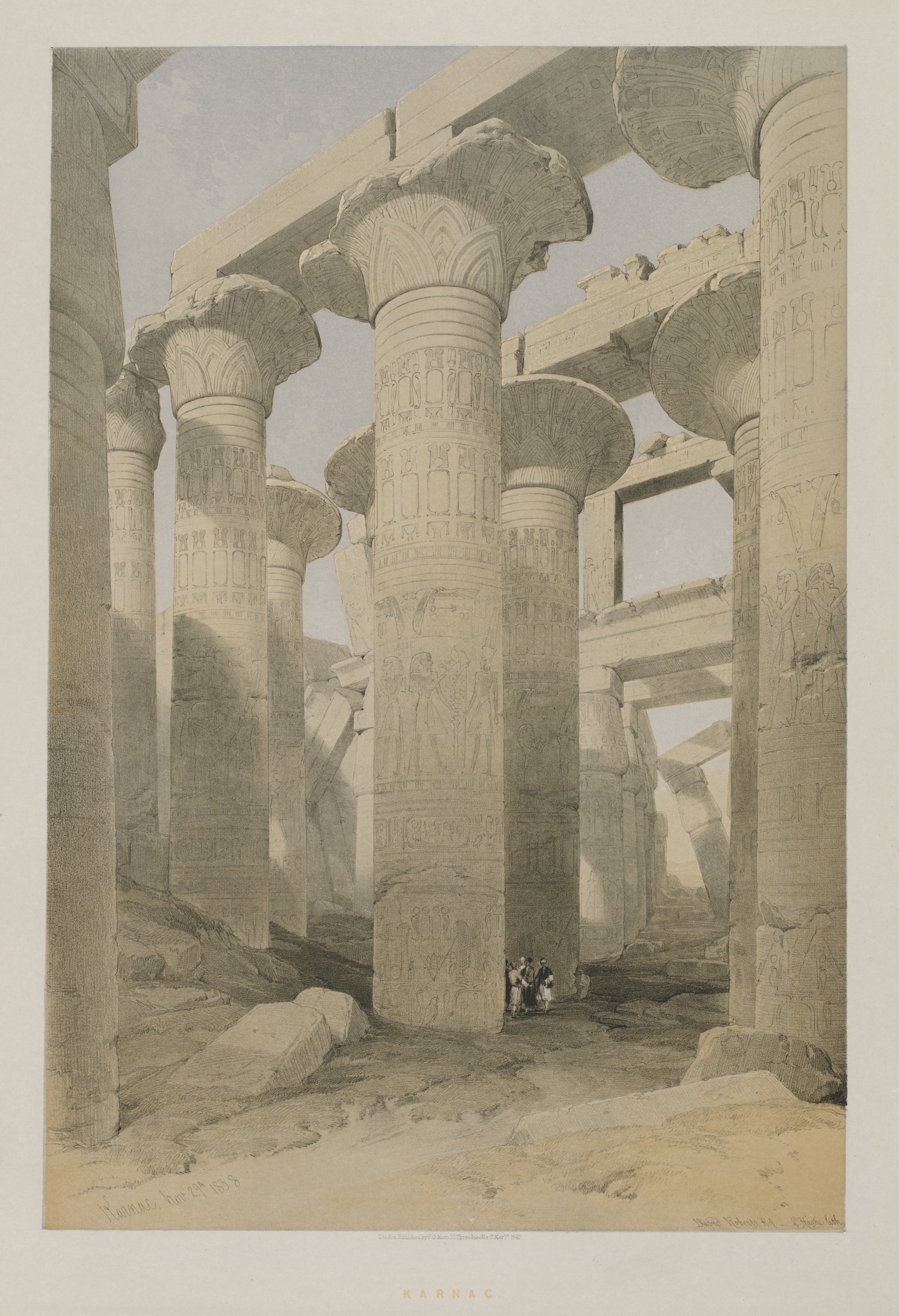 Louis Haghe, Egypt and Nubia, Volume II: Karnac