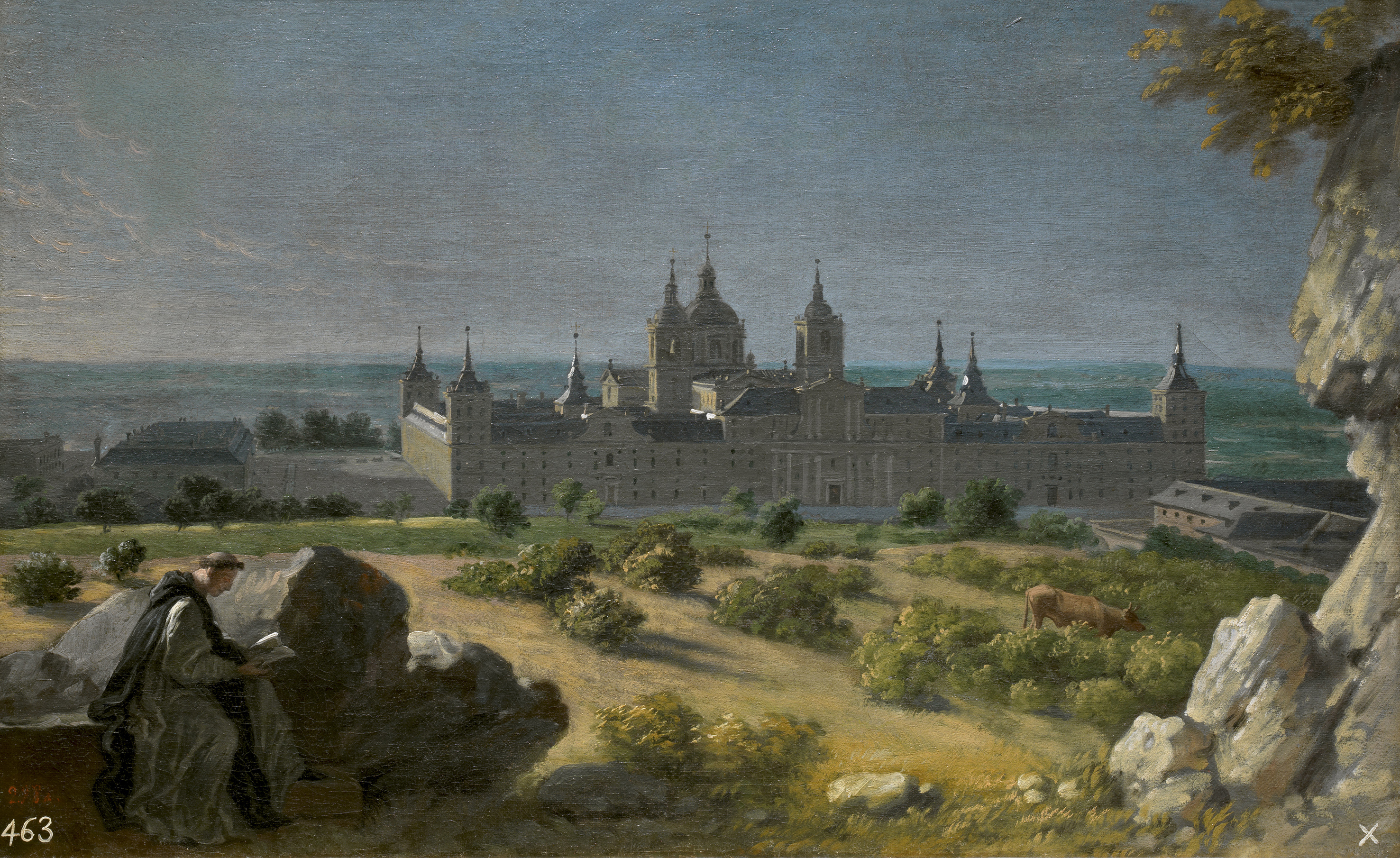Michel Ange Houasse, View of the Monastery of San Lorenzo del Escorial