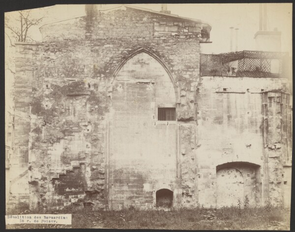 Unknown, Démolition des Bernardins, 18 rue de Possy