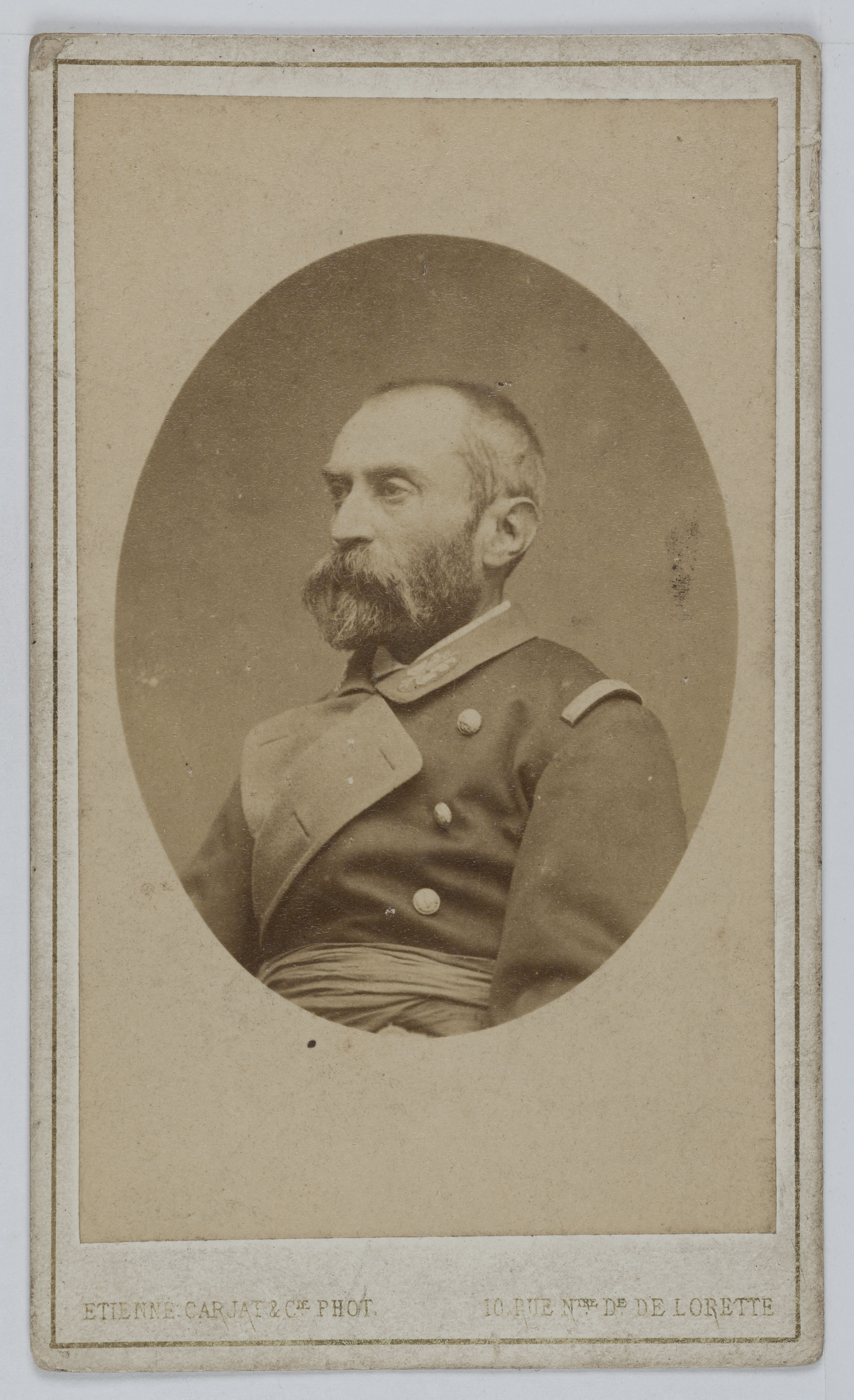 Carjat & Cie, Portrait d'Eugène Angel Razoua (1835-1878), écrivain et membre de la Commune en 1871.