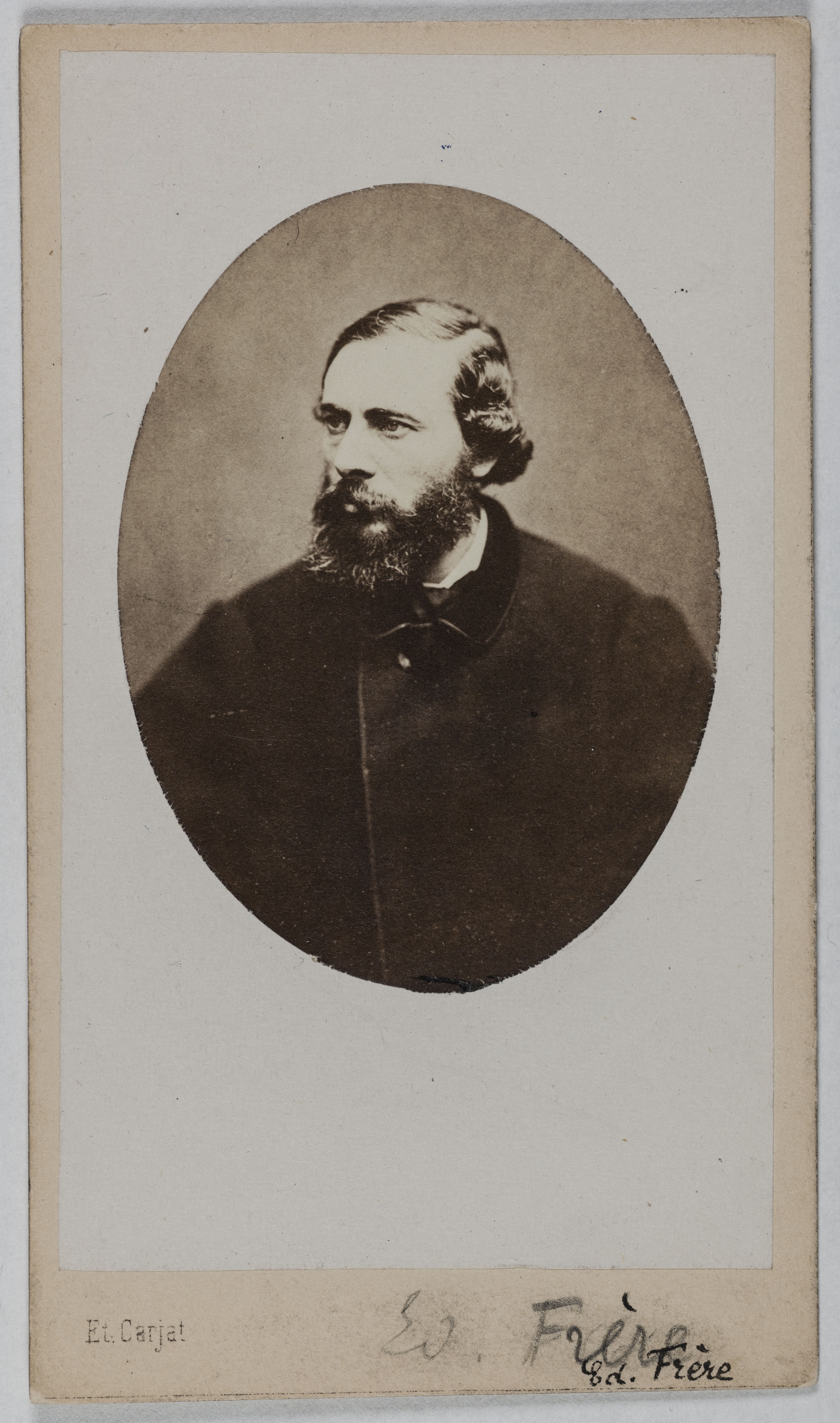 Carjat & Cie, Portrait d'Edouard Frère (1819-1886), (peintre)
