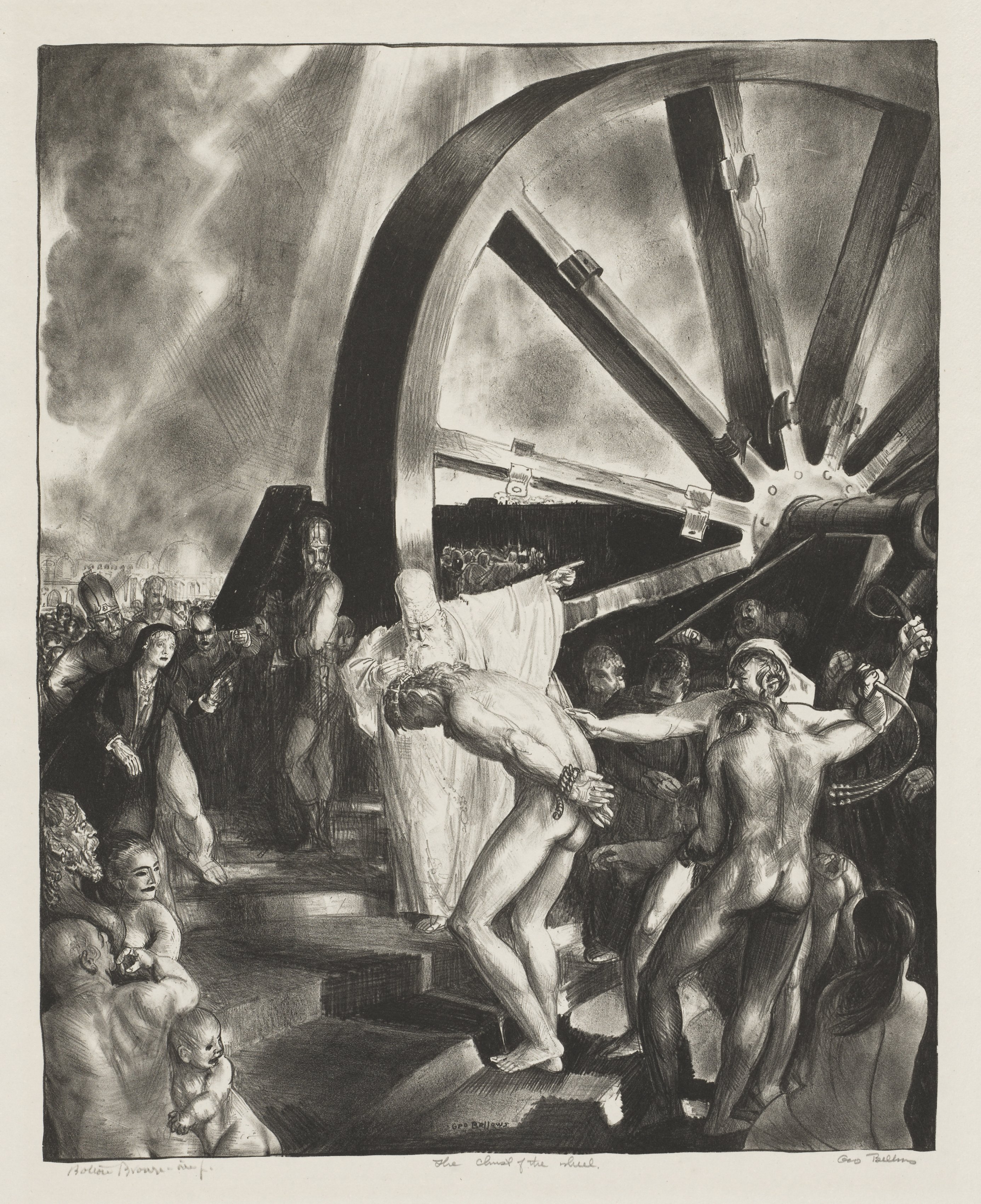 George Bellows, The Christ of the Wheel