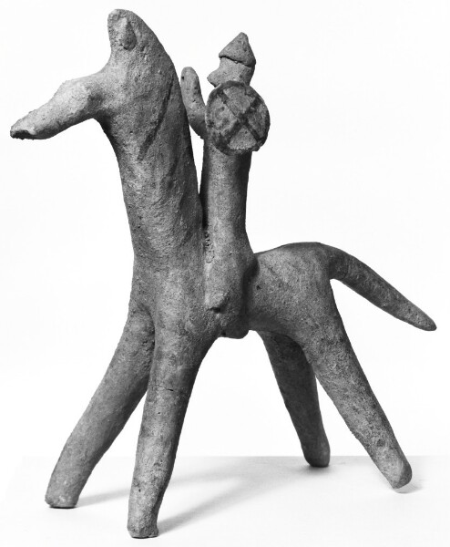 Unknown, Statuette of a Horse and Rider