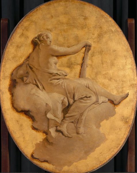 Giovanni Battista Tiepolo, Allegorical Figure of a Woman with a Club (Fortitude?)