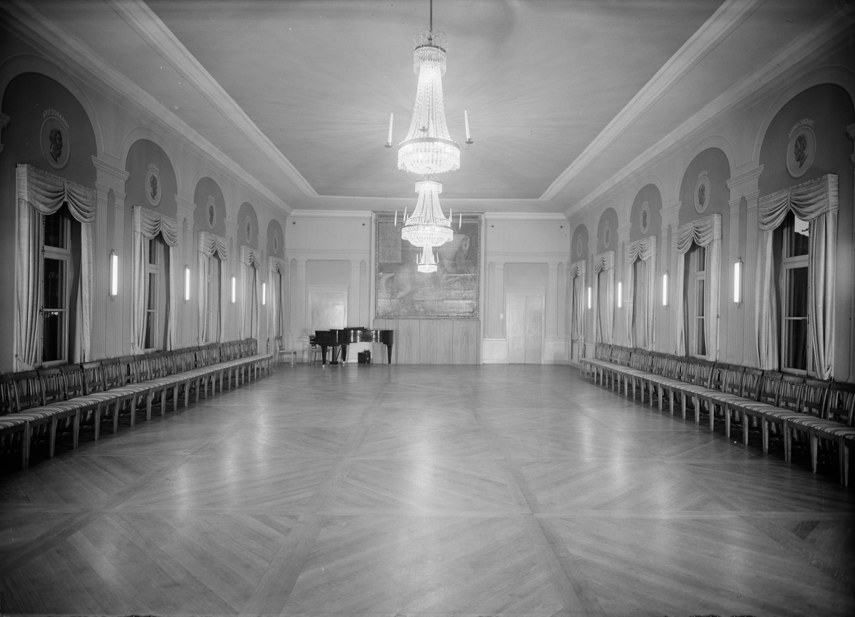 Paul Sandberg, Västmanland-Dala studentnation, interiör, Sysslomansgatan14, Uppsala 1939