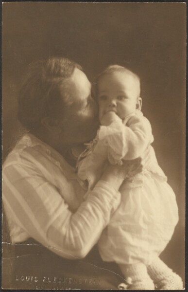 Louis Fleckenstein, [Woman Kissing Baby]