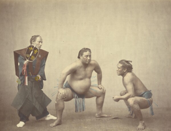 Felice Beato, Sumotori or Wrestlers