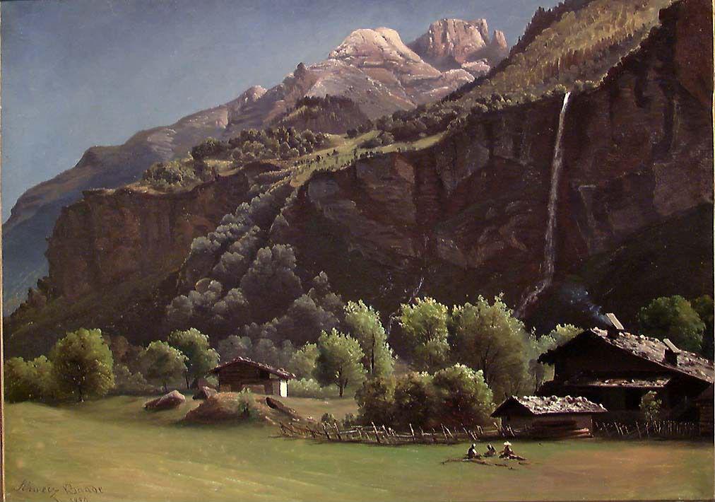 Knud Baade, Mountain Farm in Switzerland