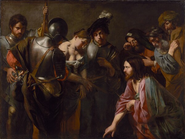 Valentin de Boulogne, Christ and the Adulteress