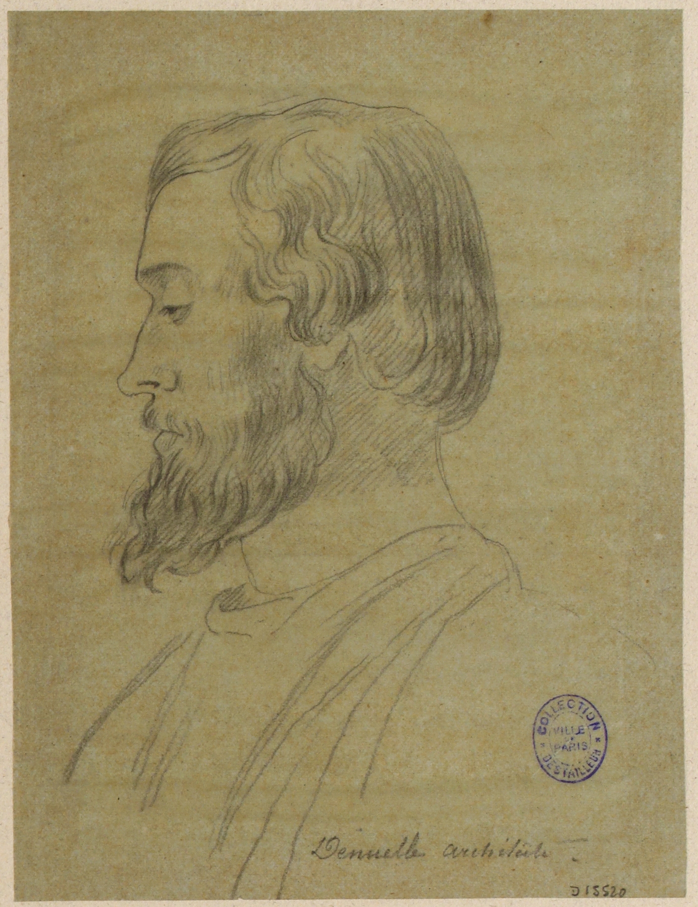 Anonyme, Portrait de l'architecte Denuelle