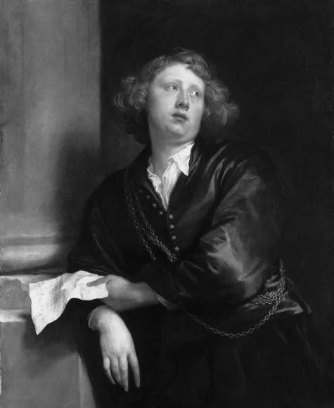 Anthony van Dyck, Portrait of the organ player Hendrik Liberti