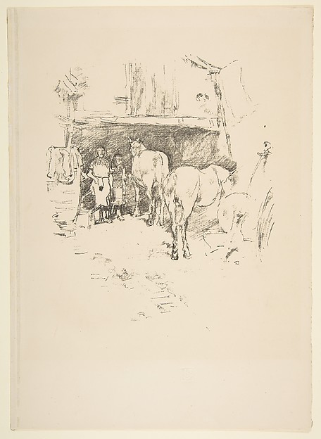 James McNeill Whistler, The Smith's Yard