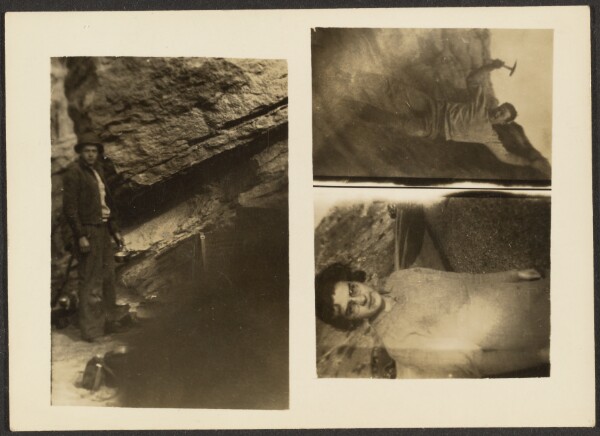 Louis Fleckenstein, [Triple frame - Mountain Climbing Scenes]