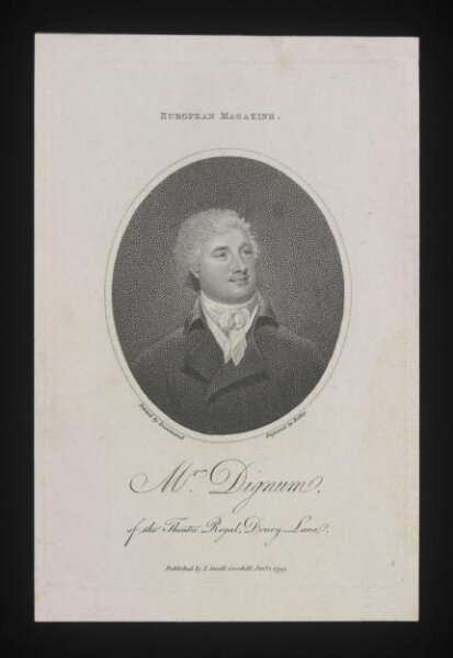 Samuel Drummond, Mr Dignum of the Theatre Royal Drury Lane