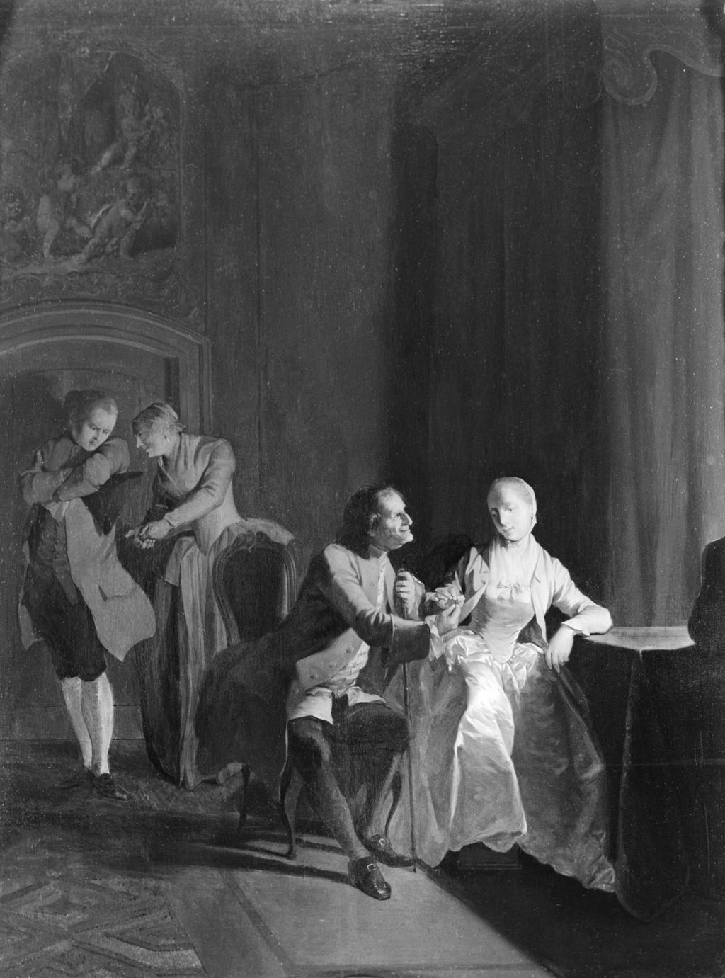 Jacobus Buys, Interieur met figuren