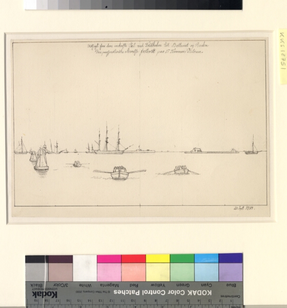 C.W. Eckersberg, Thorvaldsens Ankomst og Modtagelse paa Kjøbenhavns Rhed, den 17de September 1838.