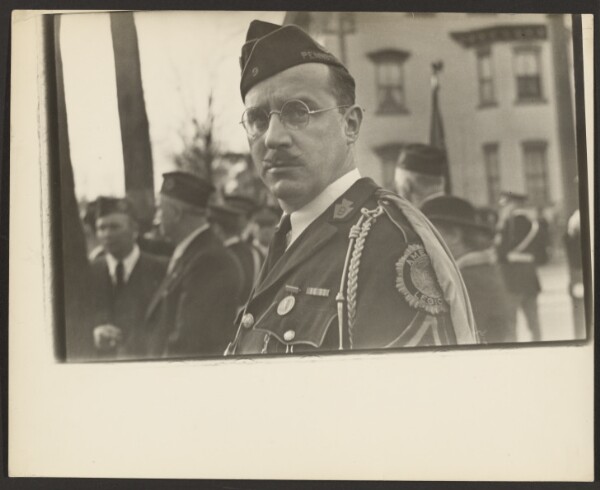 Walker Evans, [American Legionnaire]