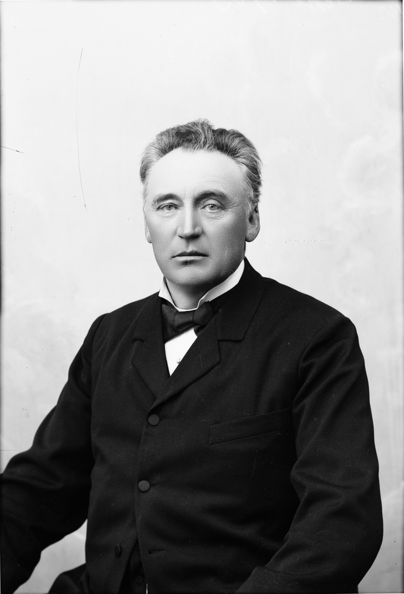 Skötsner-Edhlund, Ateljéporträtt - pastor Palm från Forsmark, Uppland