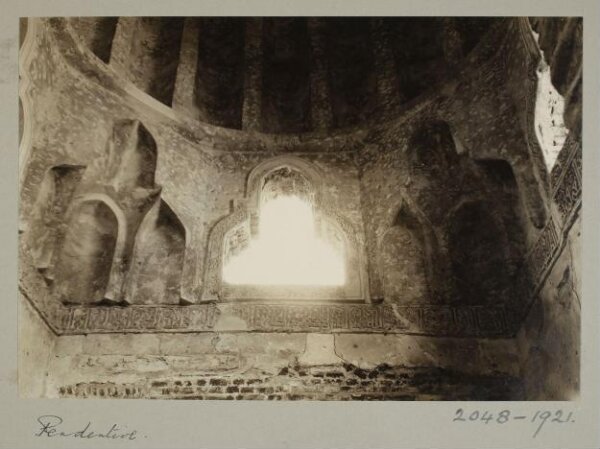 K.A.C. Creswell, Pendentive of dome in the mausoleum of Sayyida ‘Atika, Cairo