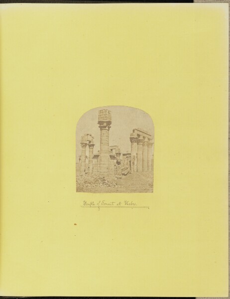 Francis Frith, Temple of Erment at Thebes