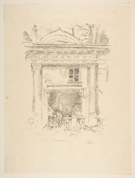 James McNeill Whistler, The Whitesmiths: Impasse de Carmélites