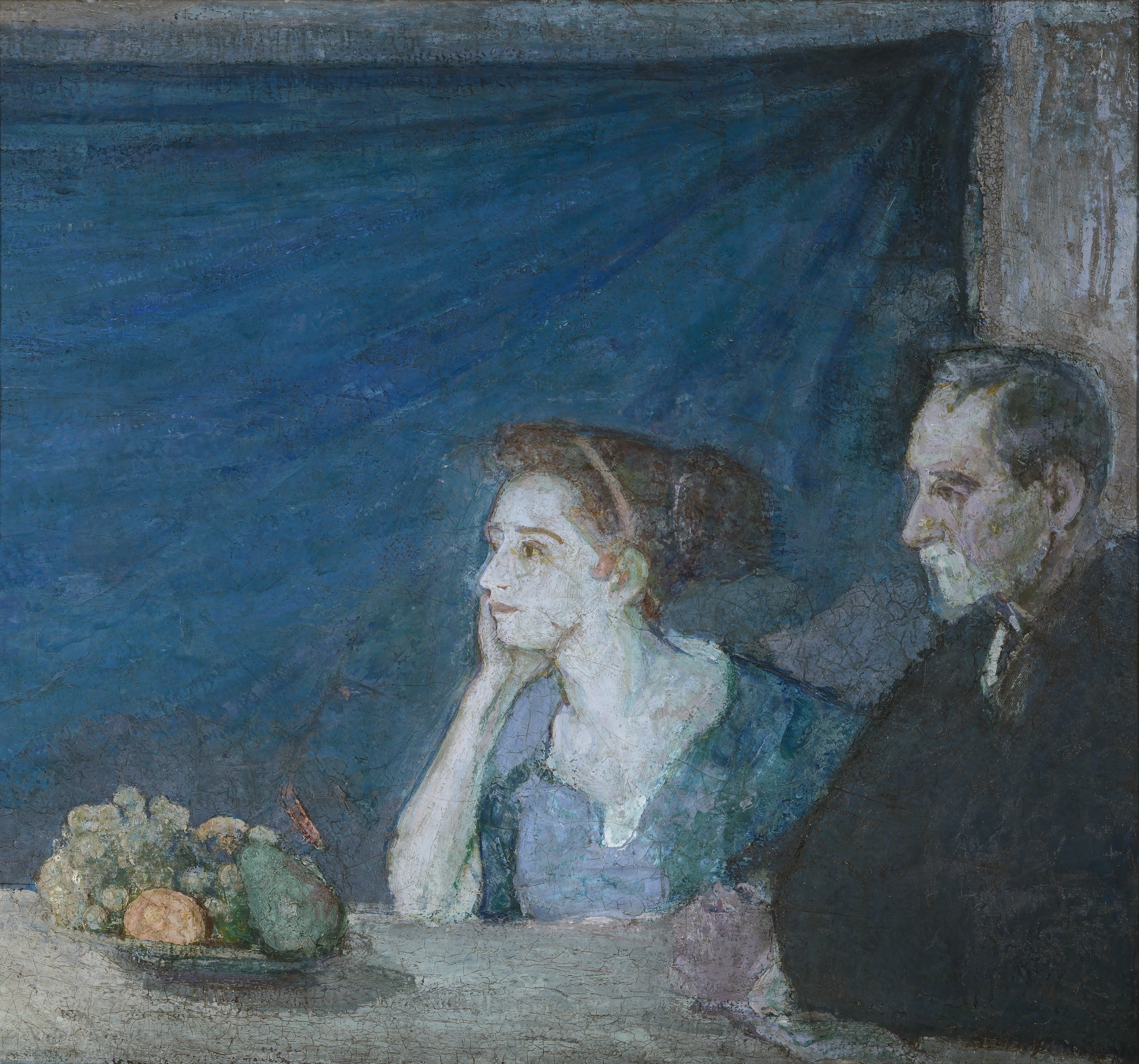 Henry Ossawa Tanner, Portrait of Mr. and Mrs. Atherton Curtis with Still Life