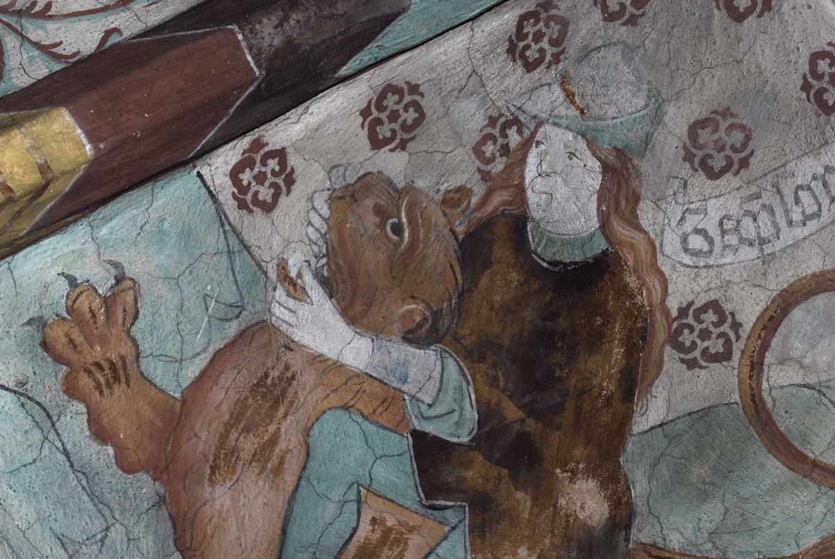 Bengt Backlund, Lime Painting in Harkberga Church, Uppland 2009